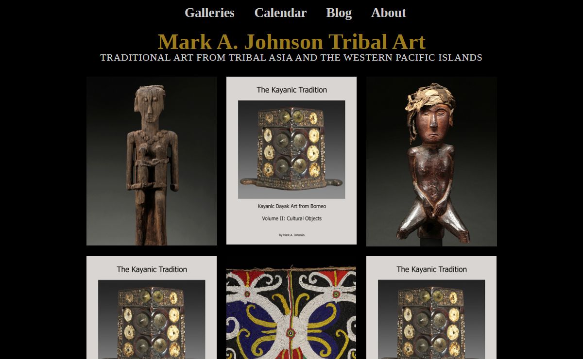 Mark A. Johnson Tribal Art - Tribal Art from Asia and the Western Pacific Islands - Art Sales - Art Rentals - Art Services