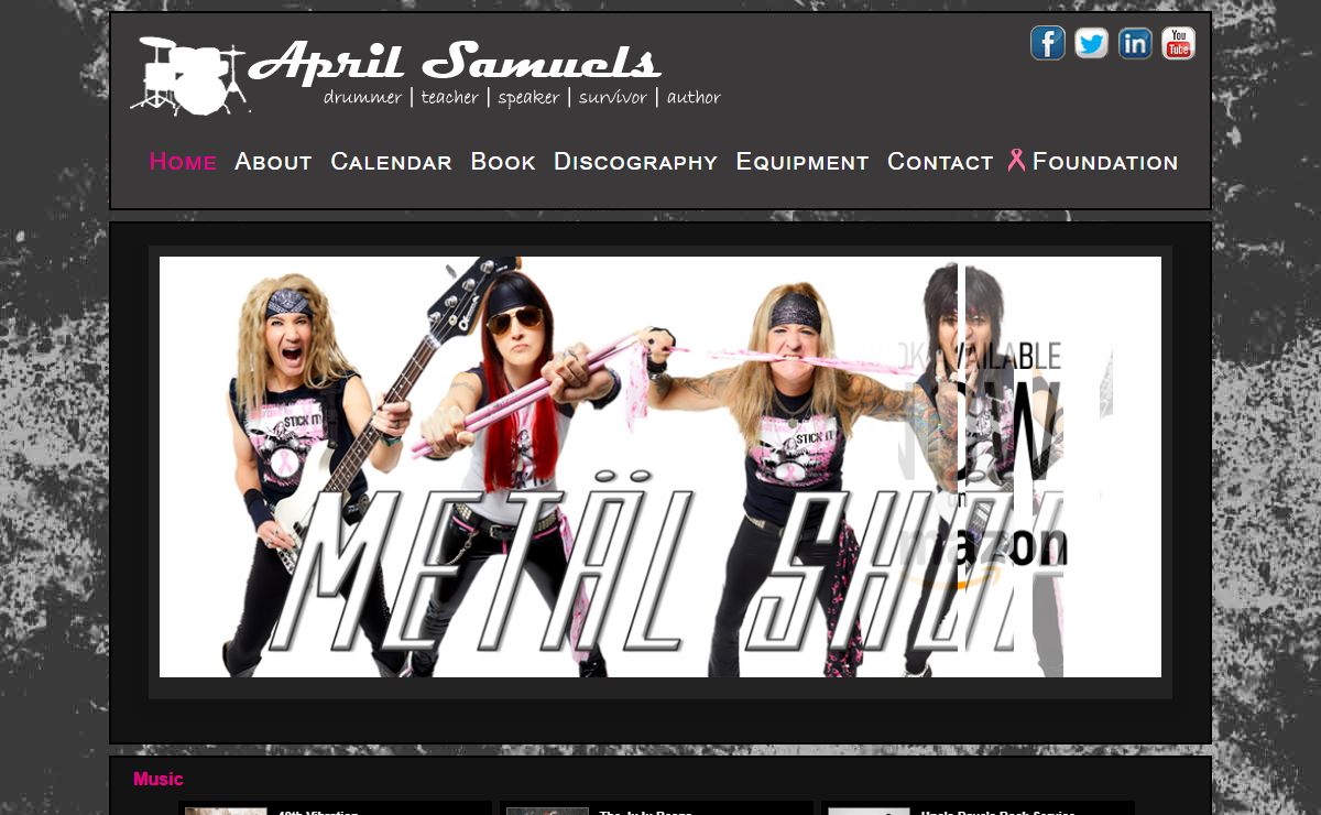 Professional Dallas Drummer - April Samuels - Female Drummers