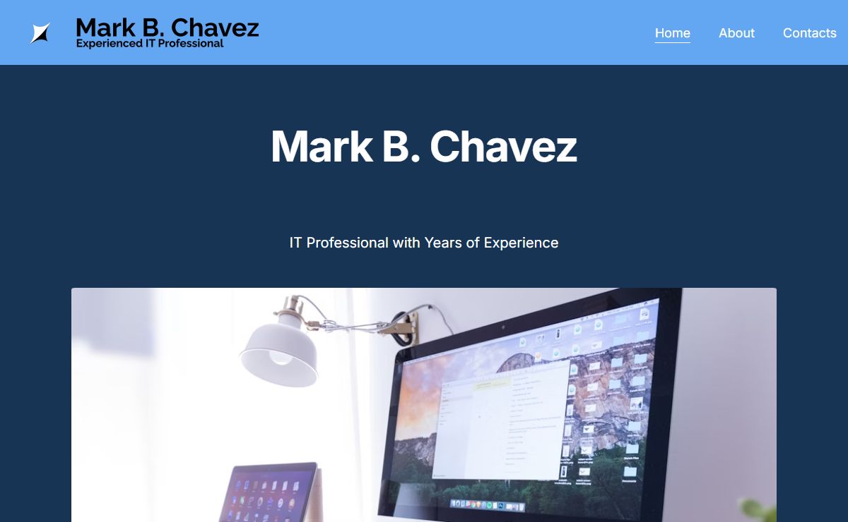 Mark Chavez - Personal Web Presence | IT Professional | Mark Chavez