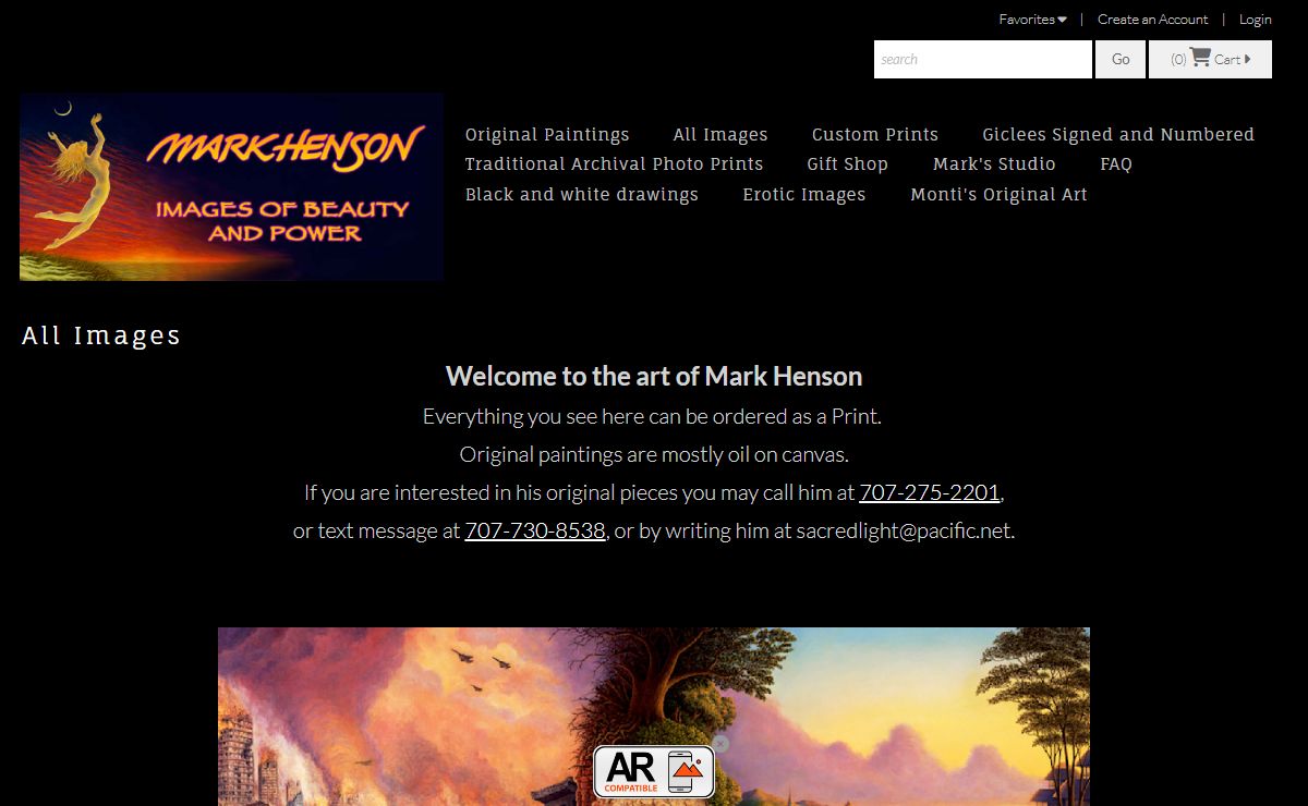 Shop Art | markhensonart