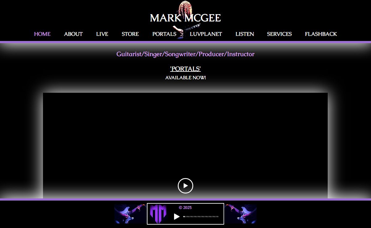 Musician | MARK MCGEE (guitarist/singer/songwriter/producer)