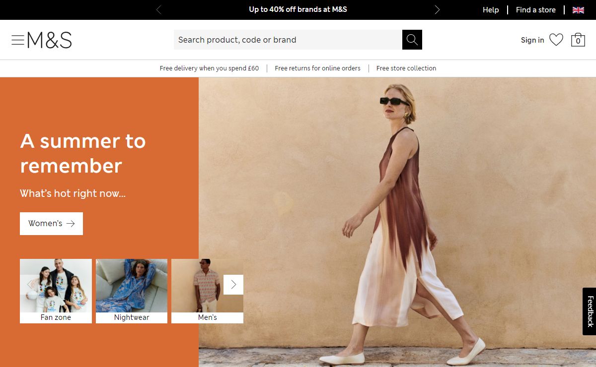 Marks & Spencer | Clothing, Home, Food & Gifts | M&S
