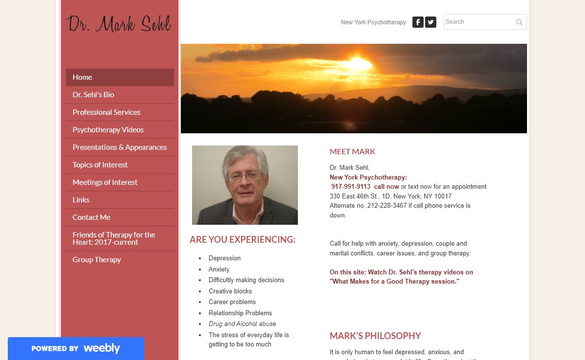 New York Psychotherapy- Dr. Mark Sehl new york city psychotherapist for individual, marriage, couple counseling, group therapy - Home