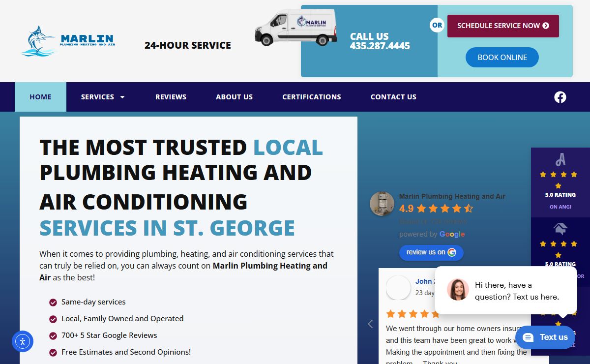 Home - Marlin Plumbing Heating and Air