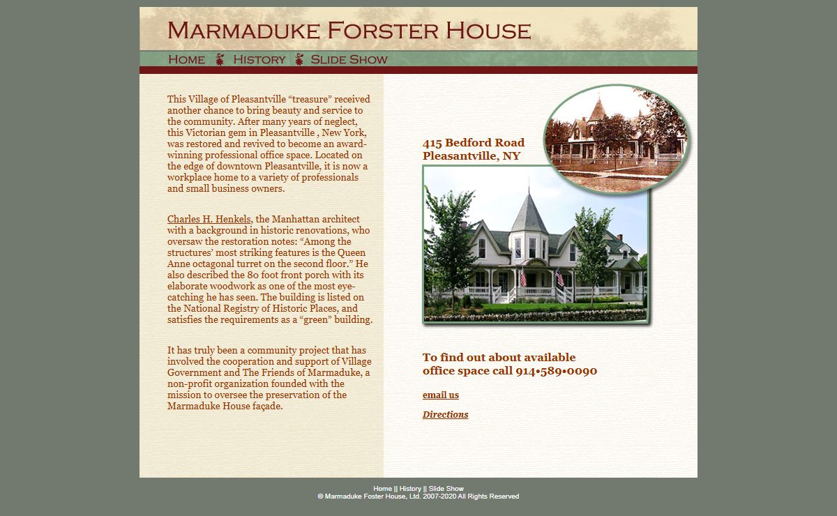 Marmaduke Forster House, Pleasantville, NY