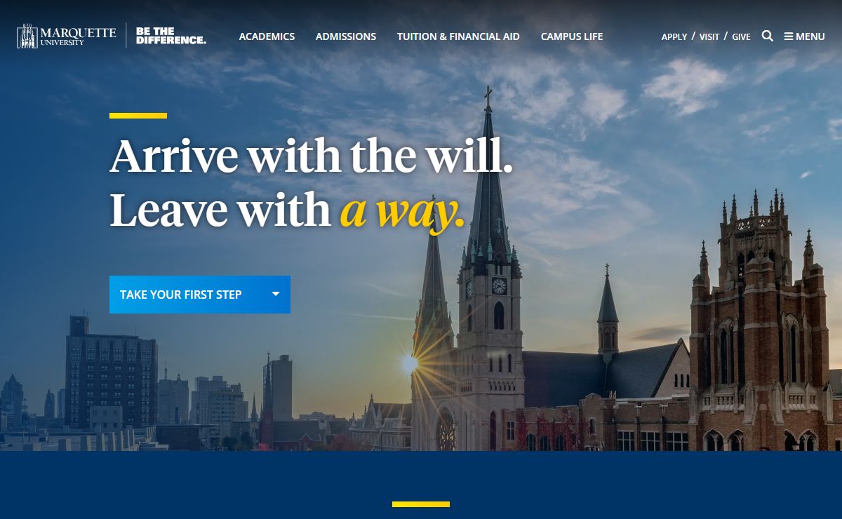 Marquette University // Be The Difference