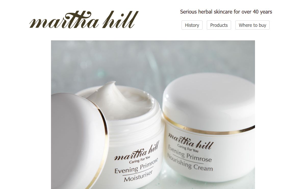 Martha Hill Skin Care - Caring for you