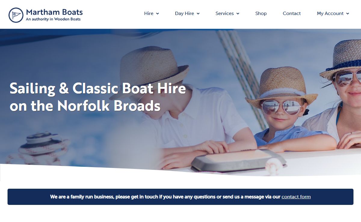 Martham Boats - Norfolk Broads Cruiser & Yacht Boat Hire
