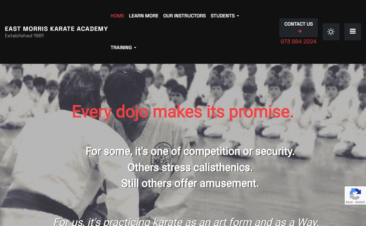 Traditional Karate Dojo | East Morris Karate Academy