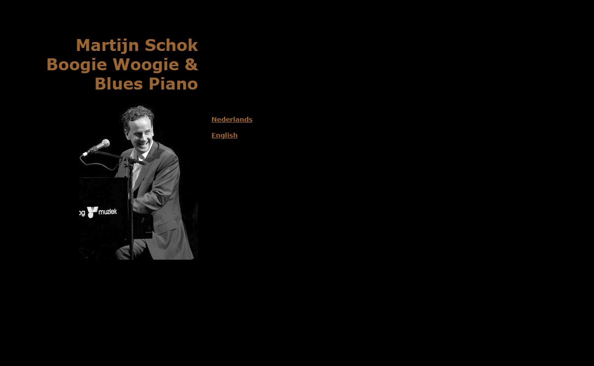 Martijn Schok - Boogie Woogie & Blues Piano