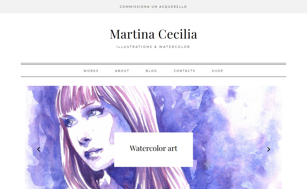 Home • Martina Cecilia