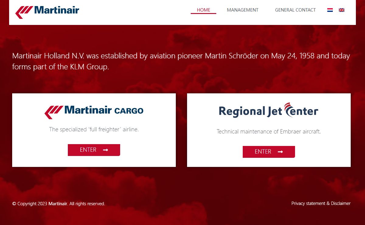 Martinair – Part of the KLM Group