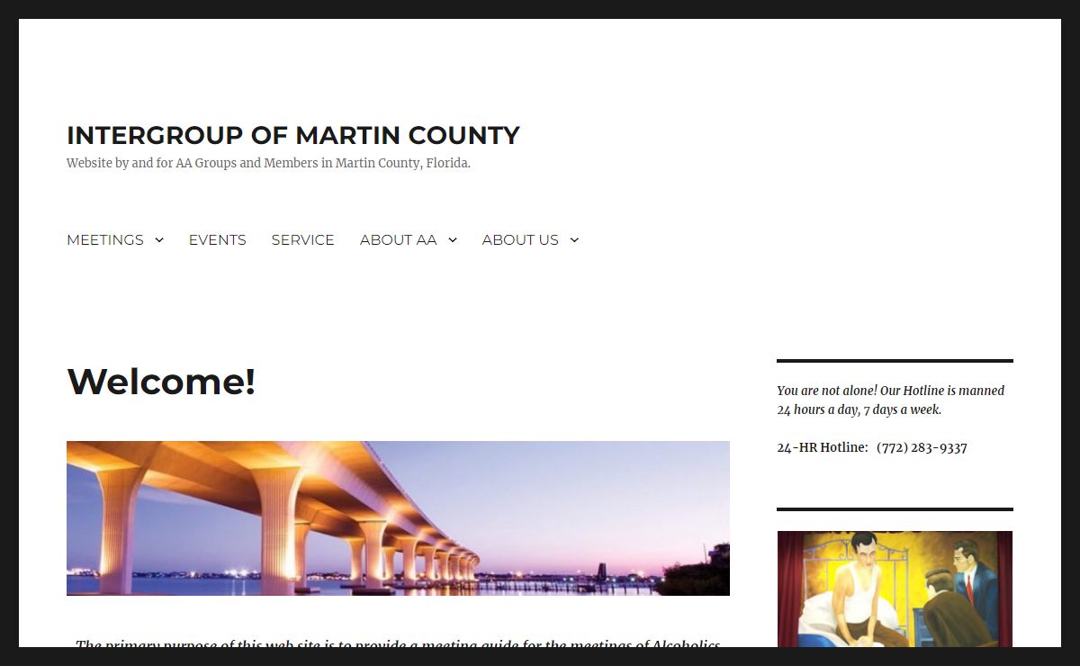 INTERGROUP OF MARTIN COUNTY – Website by and for AA Groups and Members in Martin County, Florida.