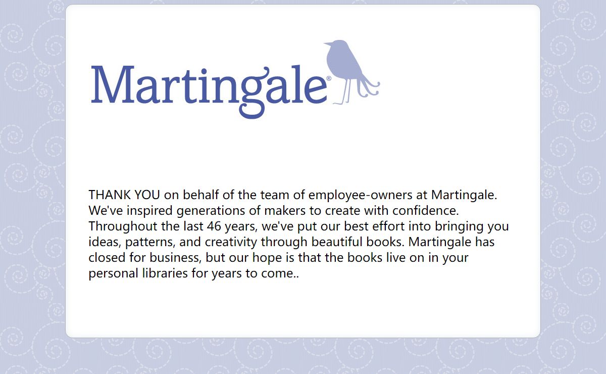 Martingale - Books and patterns on quilting, sewing, knitting, crochet, and crafts.