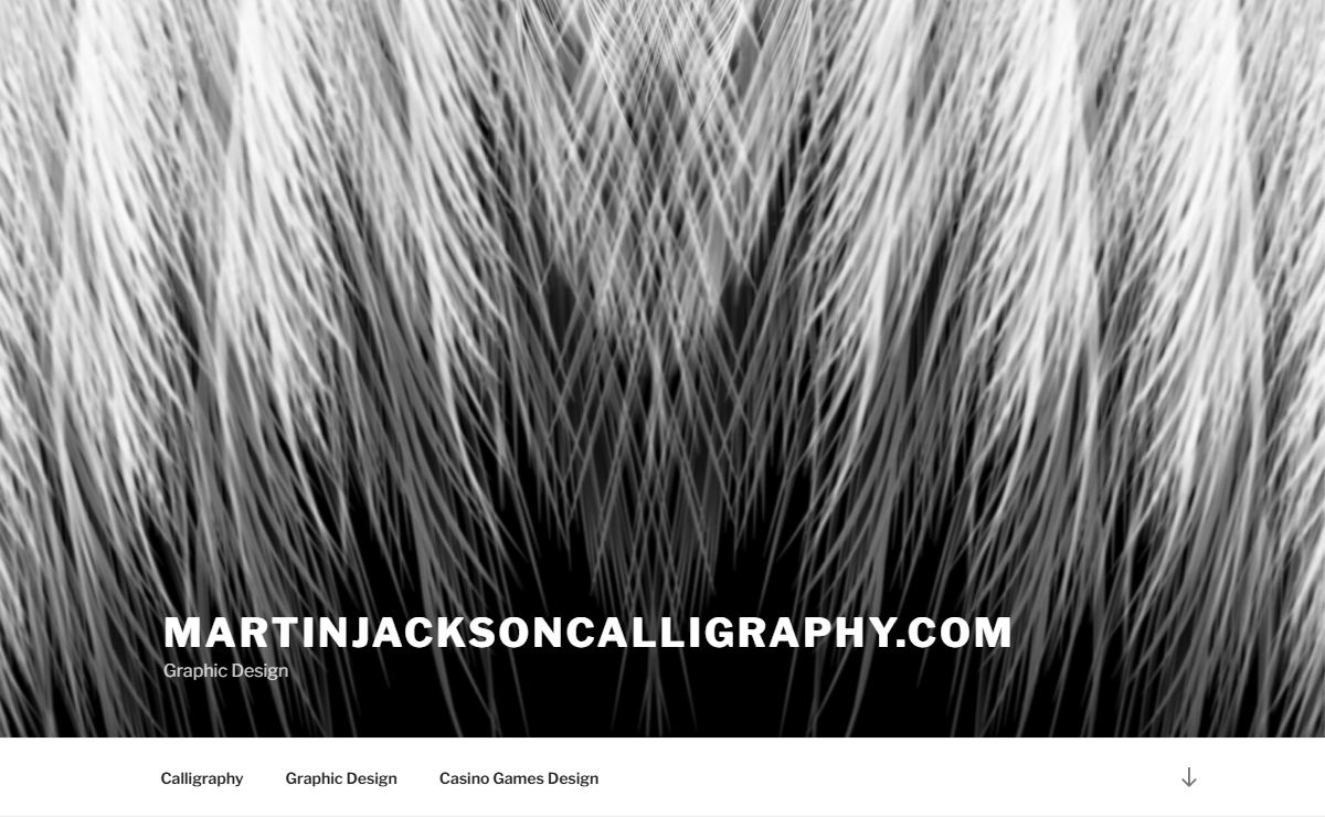 martinjacksoncalligraphy.com - Graphic Design
