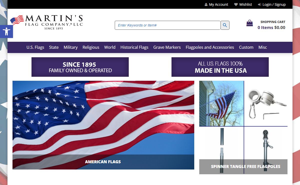 The Best U.S. Flags for Sale - Martin's Flag Company, LLC