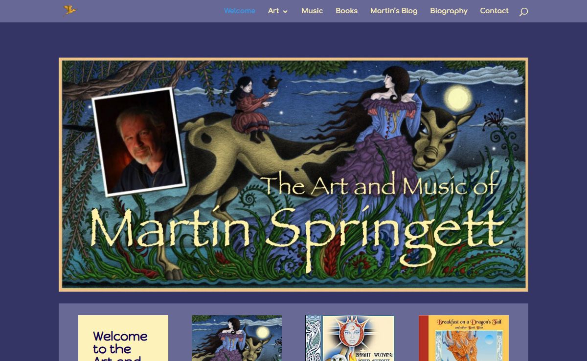 The Art and Music of Martin Springett | artist, musician, writer