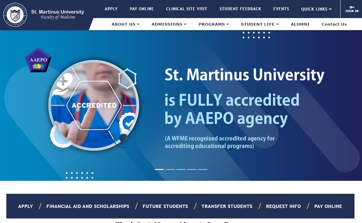 ST. MARTINUS UNIVERSITY | 18 Schottegatweg Oost Willemstad, Curaçao | St. Martinus University