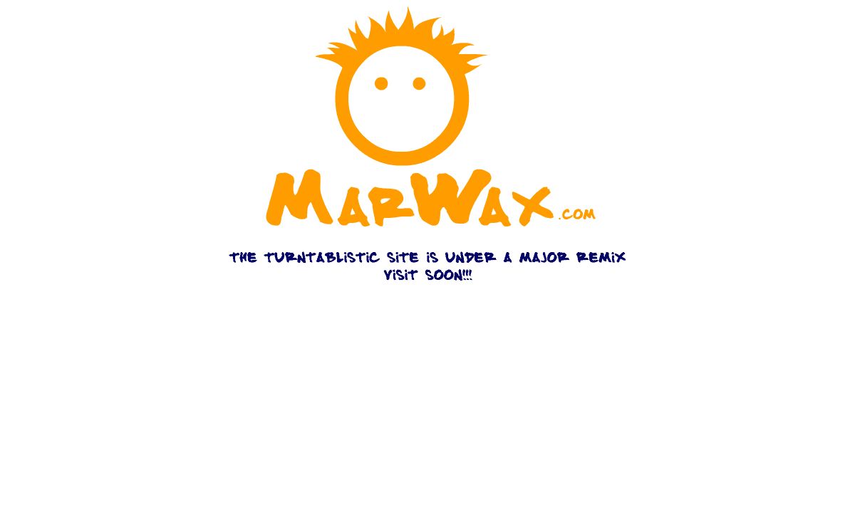 MarWax-Turntablism, the Turntablistic Site