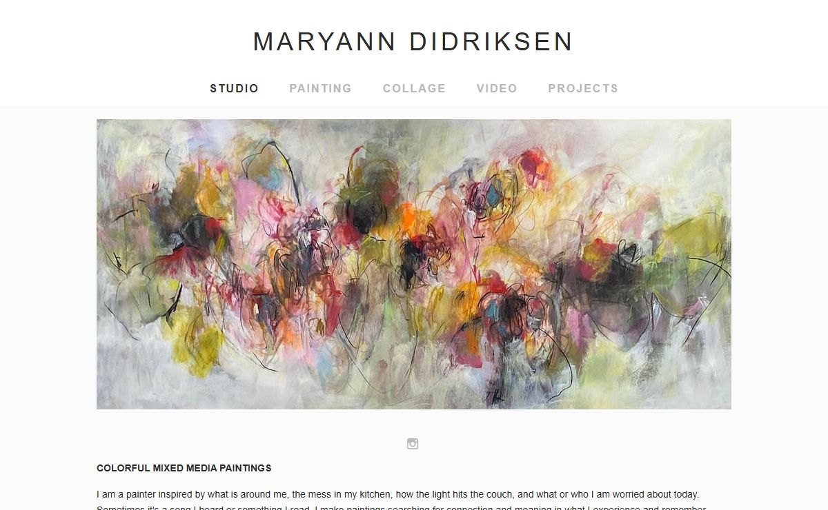 MARYANN DIDRIKSEN - STUDIO