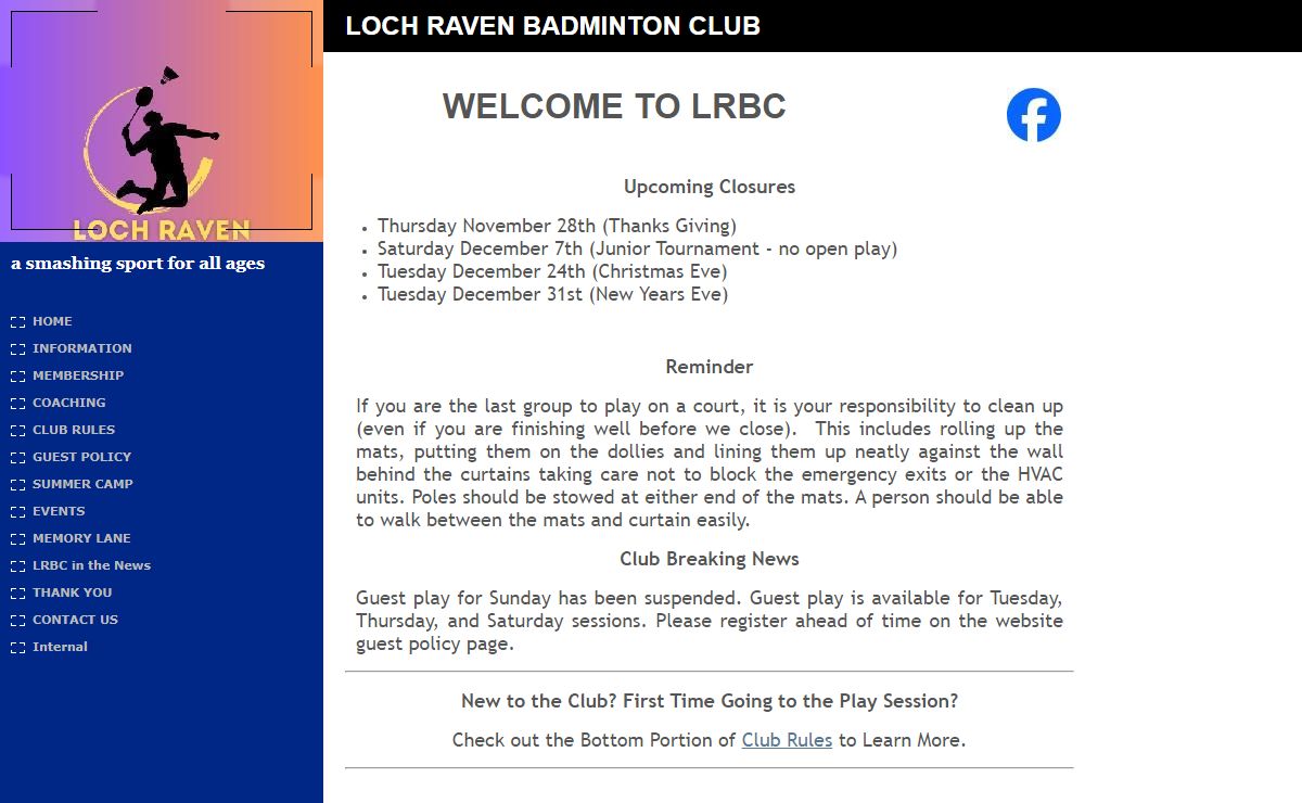 Loch Raven Badminton Club