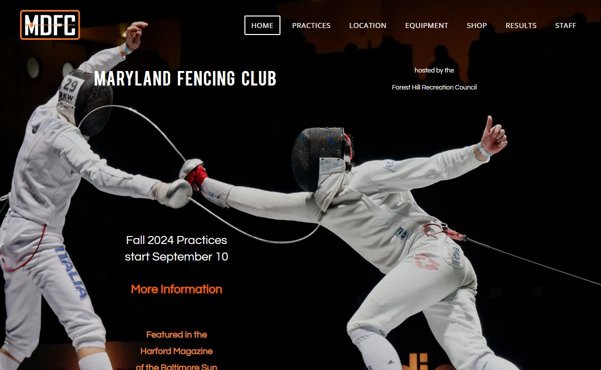 MARYLAND FENCING CLUB - Maryland Fencing Club