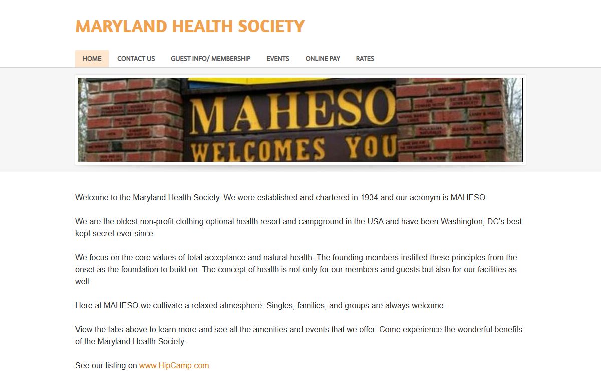 MARYLAND HEALTH SOCIETY - Home