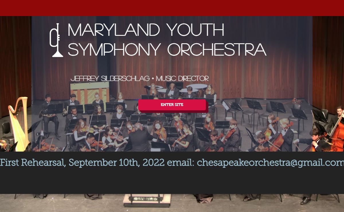 Maryland Youth Symphony Orchestra (MYSO) | Chesapeake Orchestra, Inc.