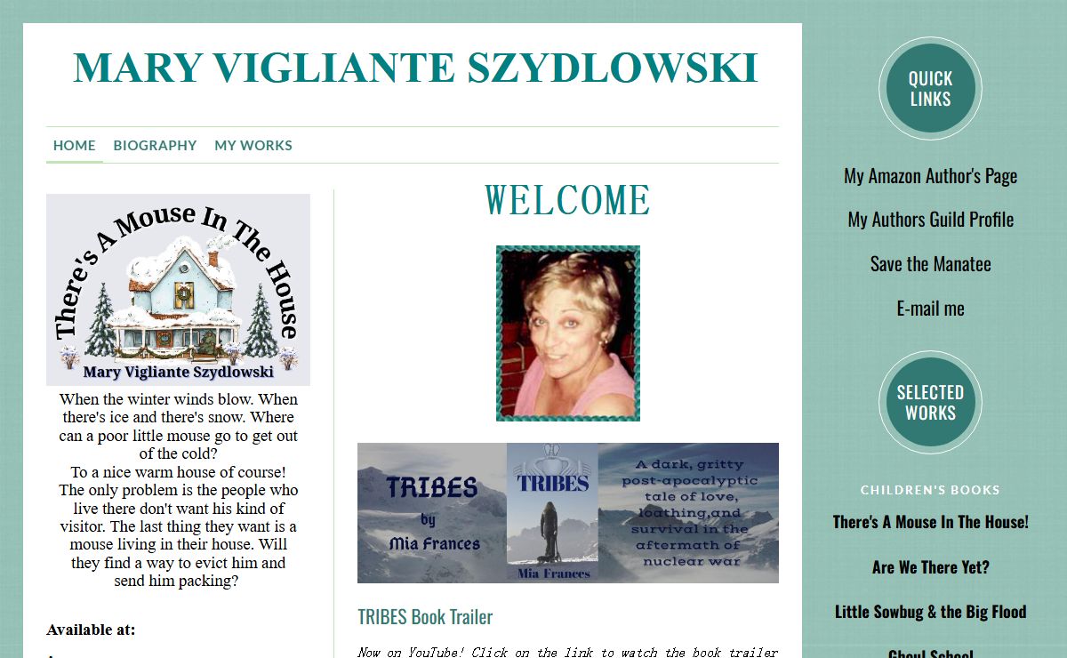 Mary Vigliante Szydlowski - WELCOME