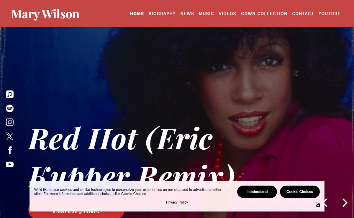 Home - Mary Wilson