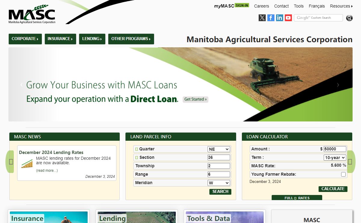 Manitoba Agricultural Services Corporation (MASC)