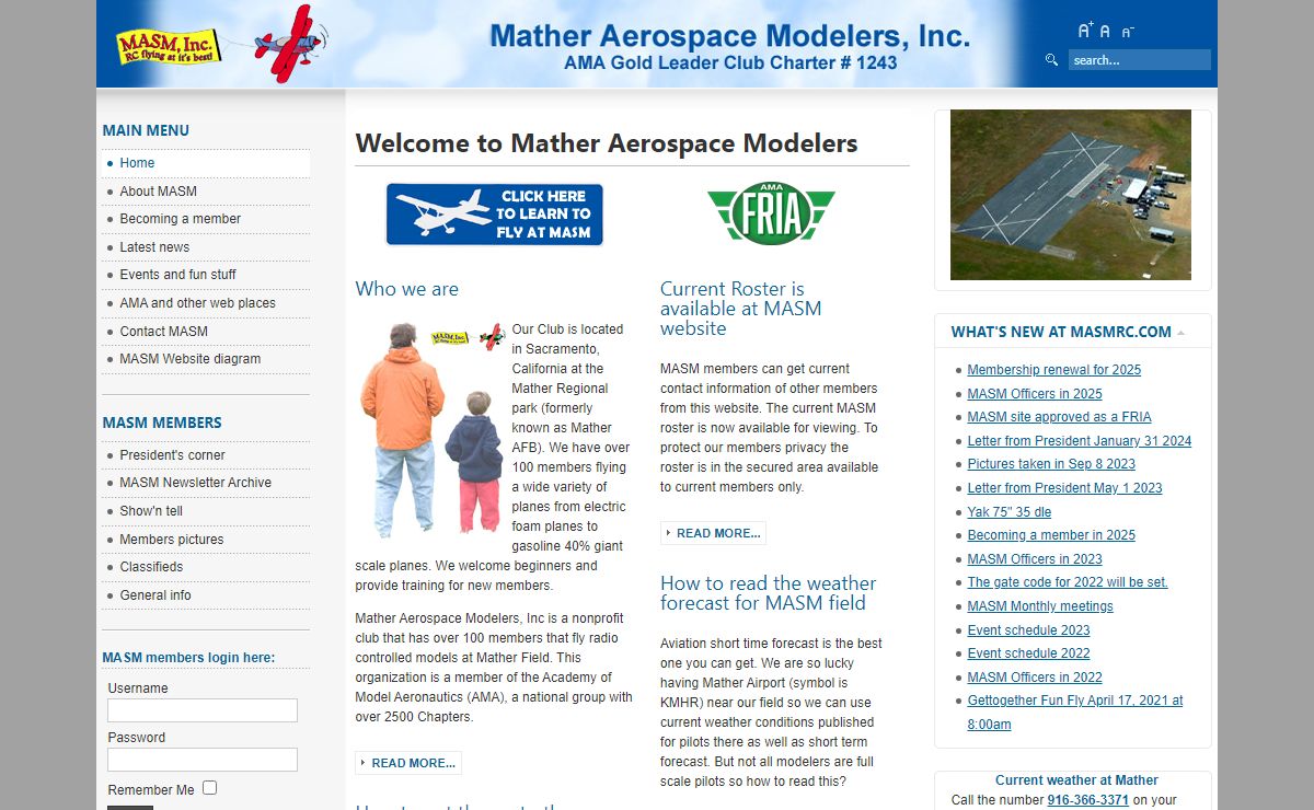 Welcome to Mather Aerospace Modelers