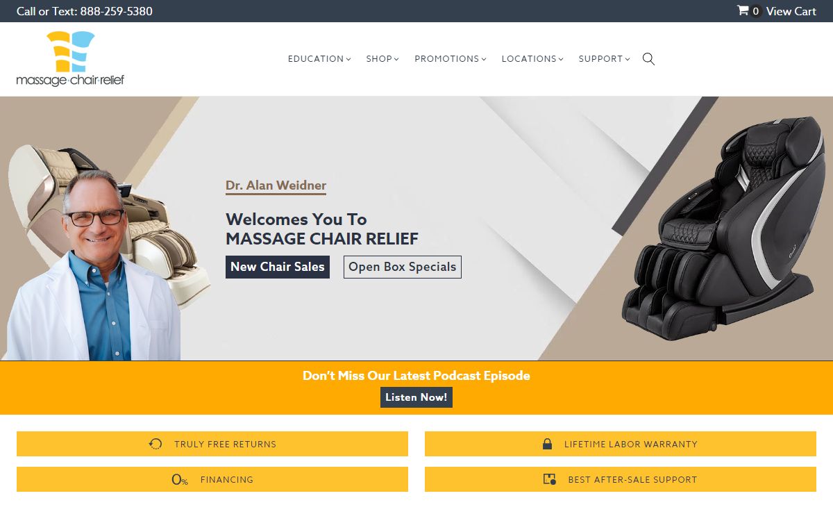 Relaxing Massage Chairs: Shop Top Brands Now! | Massage Chair Relief