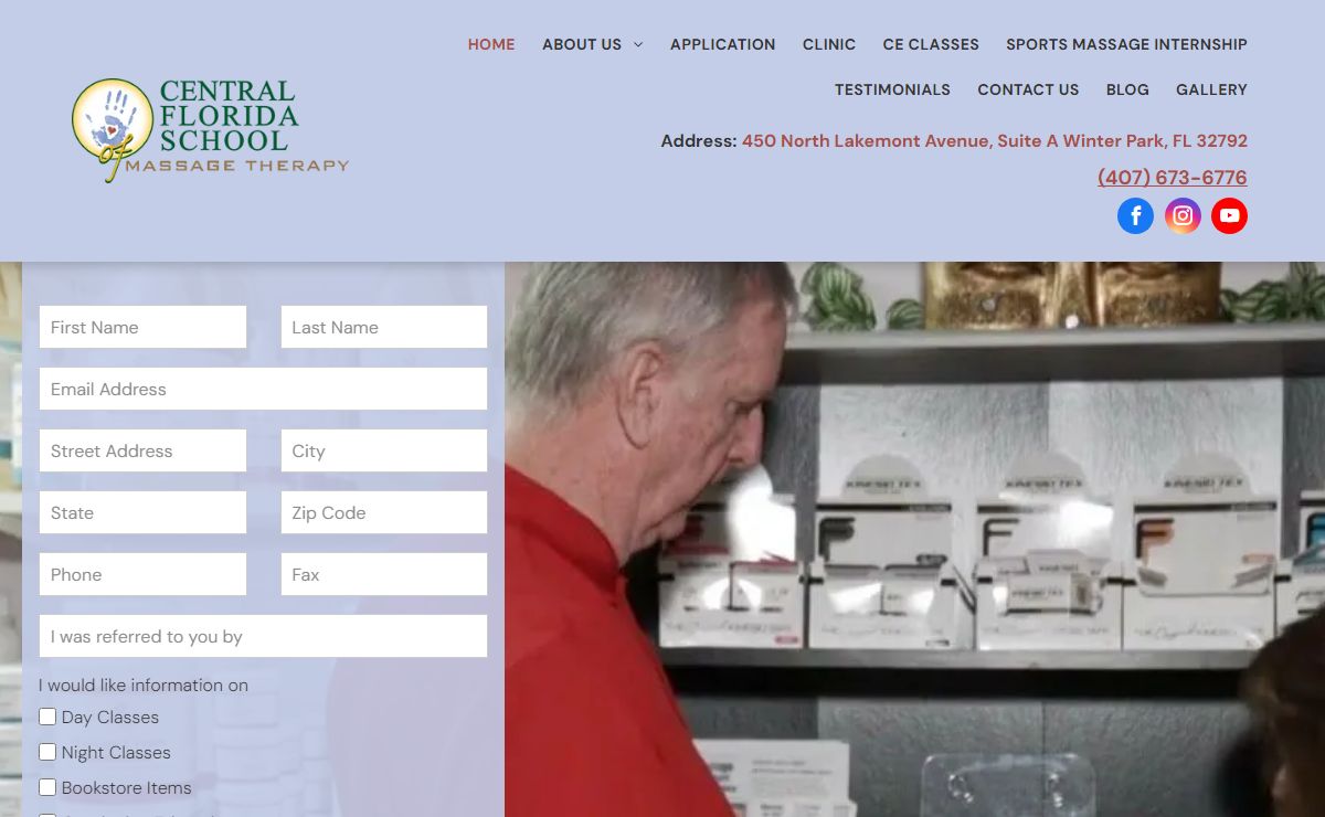Massage Therapy School | Winter Park, FL | CFSMT