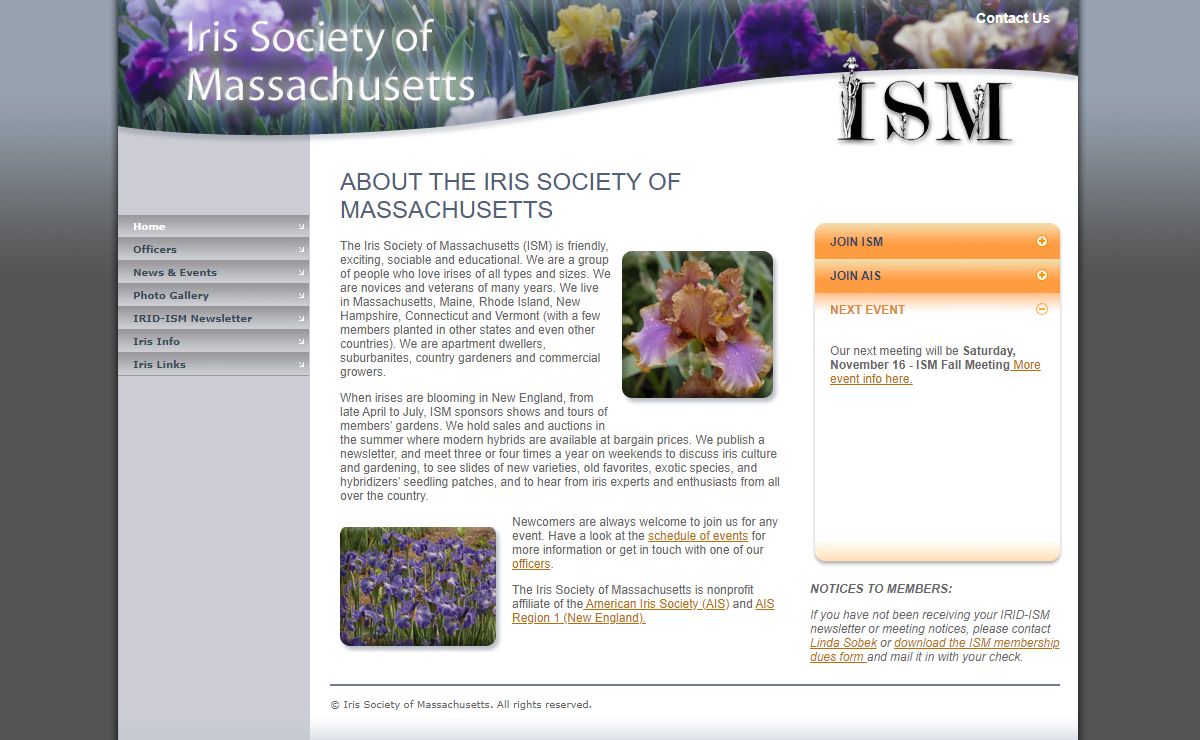 Iris Society of Massachusetts (ISM)