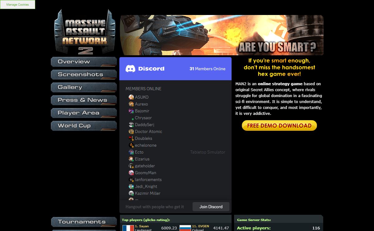 Massive Assault Network 2, free online strategy game