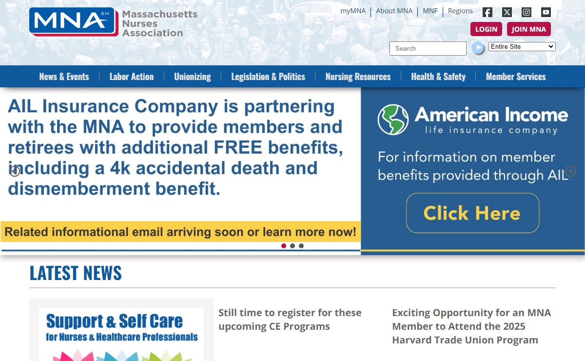 Home - Massachusetts Nurses Association
