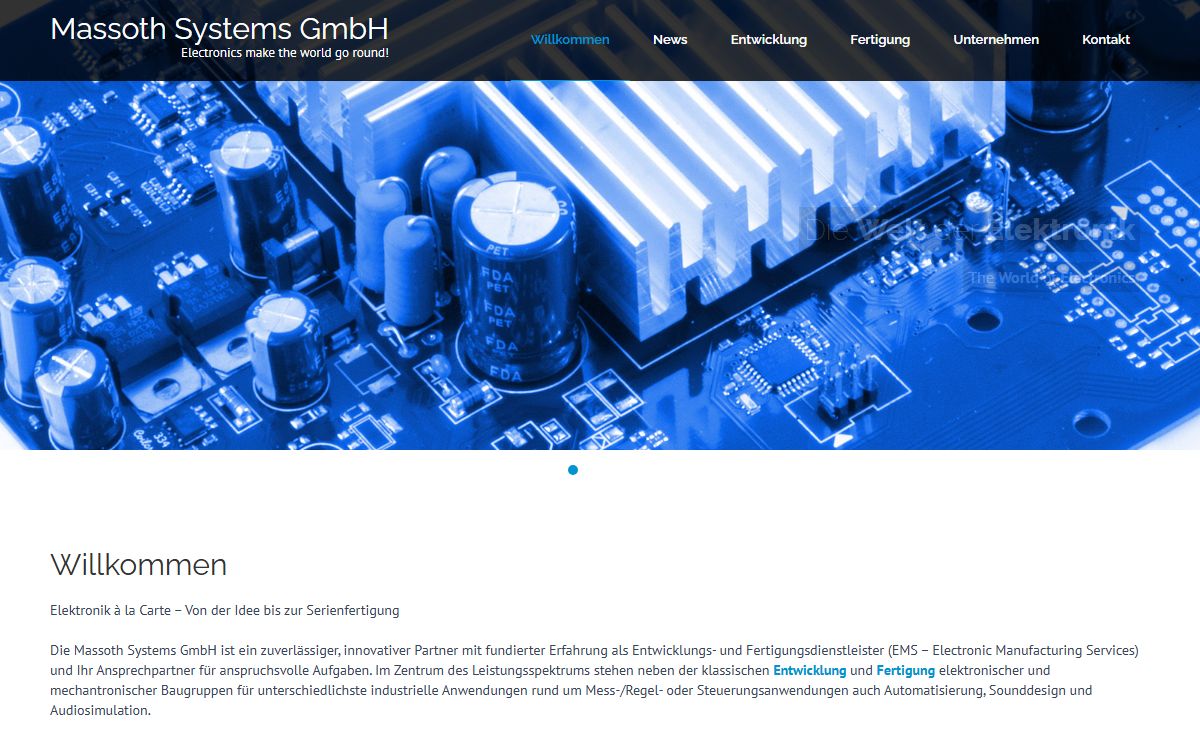 Electronics make the world go round! - Massoth Systems GmbH