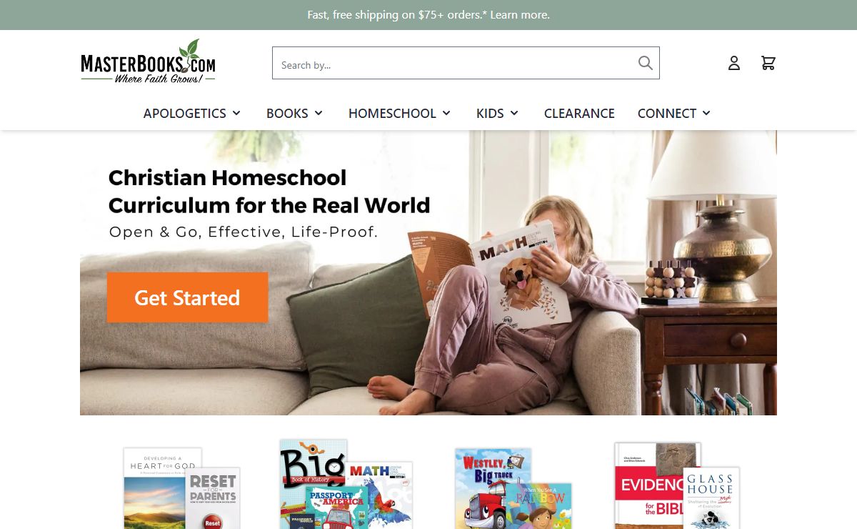 Master Books Christian Homeschool Curriculum