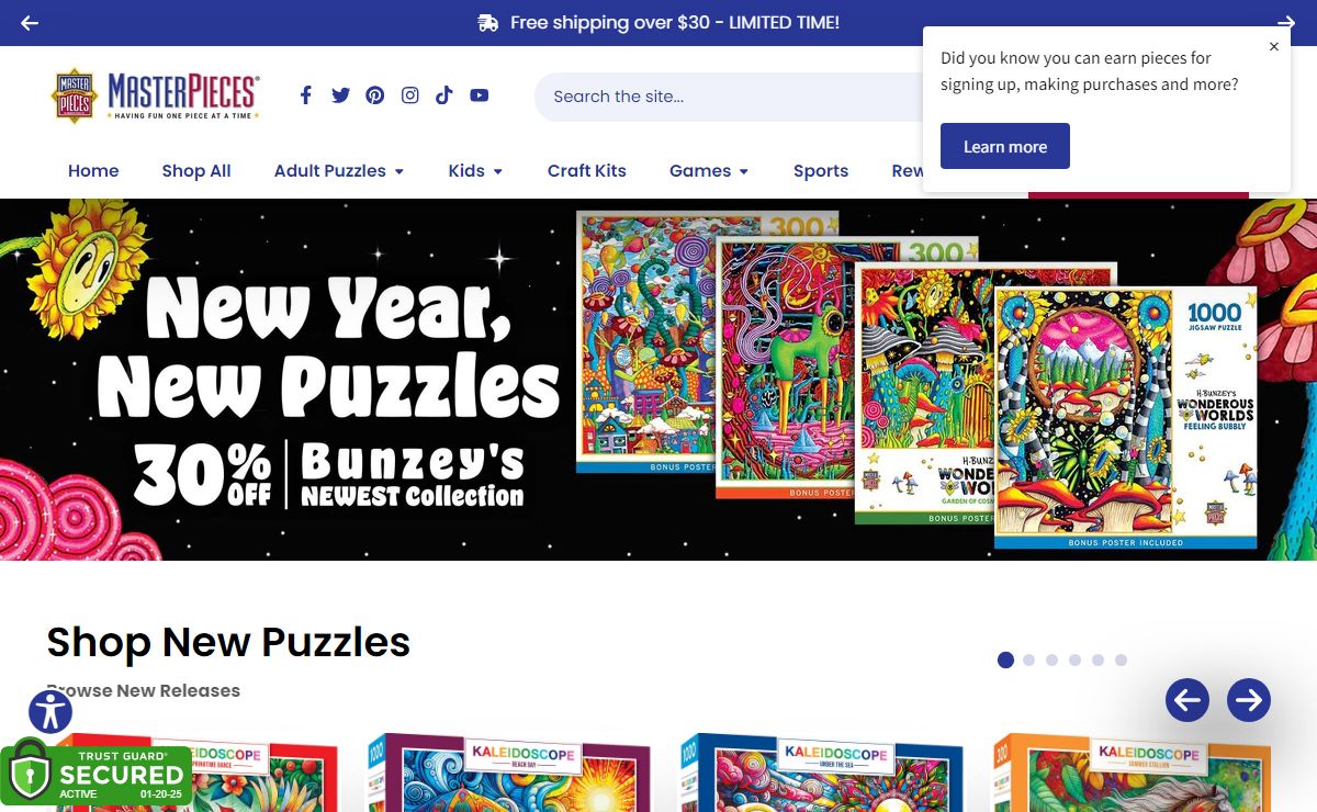 Online Puzzle Store | Jigsaw Puzzles, Games & Toys – MasterPieces Puzzle Company INC