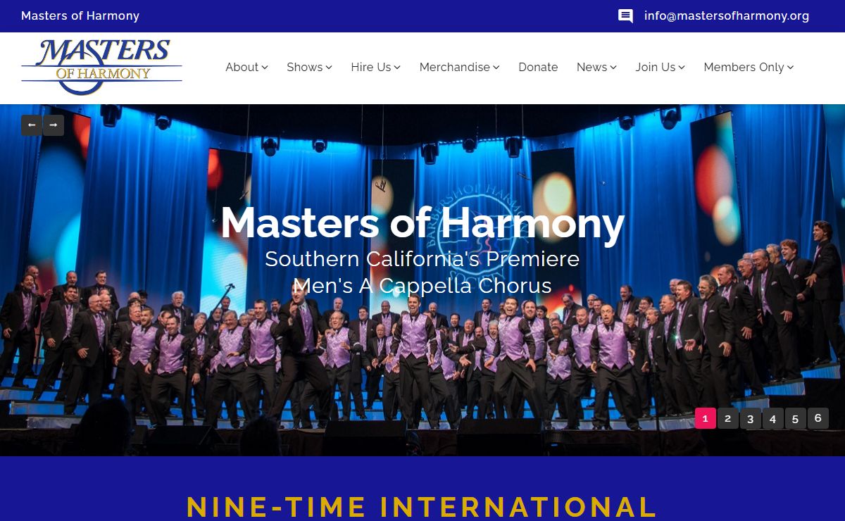 Masters of Harmony - Home