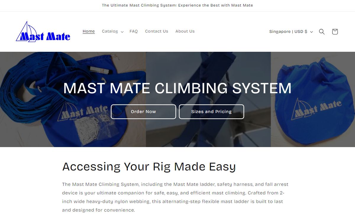 Mast Mate - The Ultimate Mast Climbing System – MAST, LLC