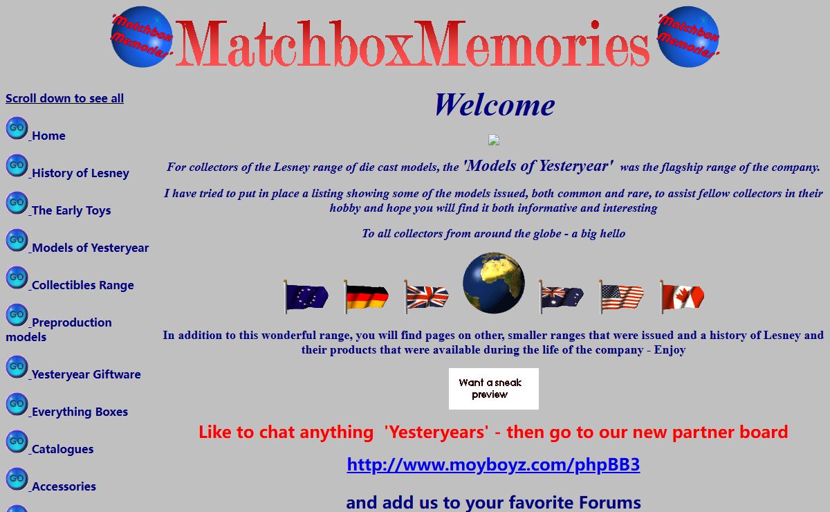 Matchboxmemories Models of Yesteryear collection