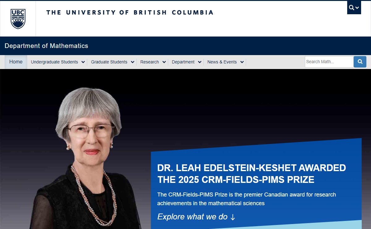 Department of Mathematics |