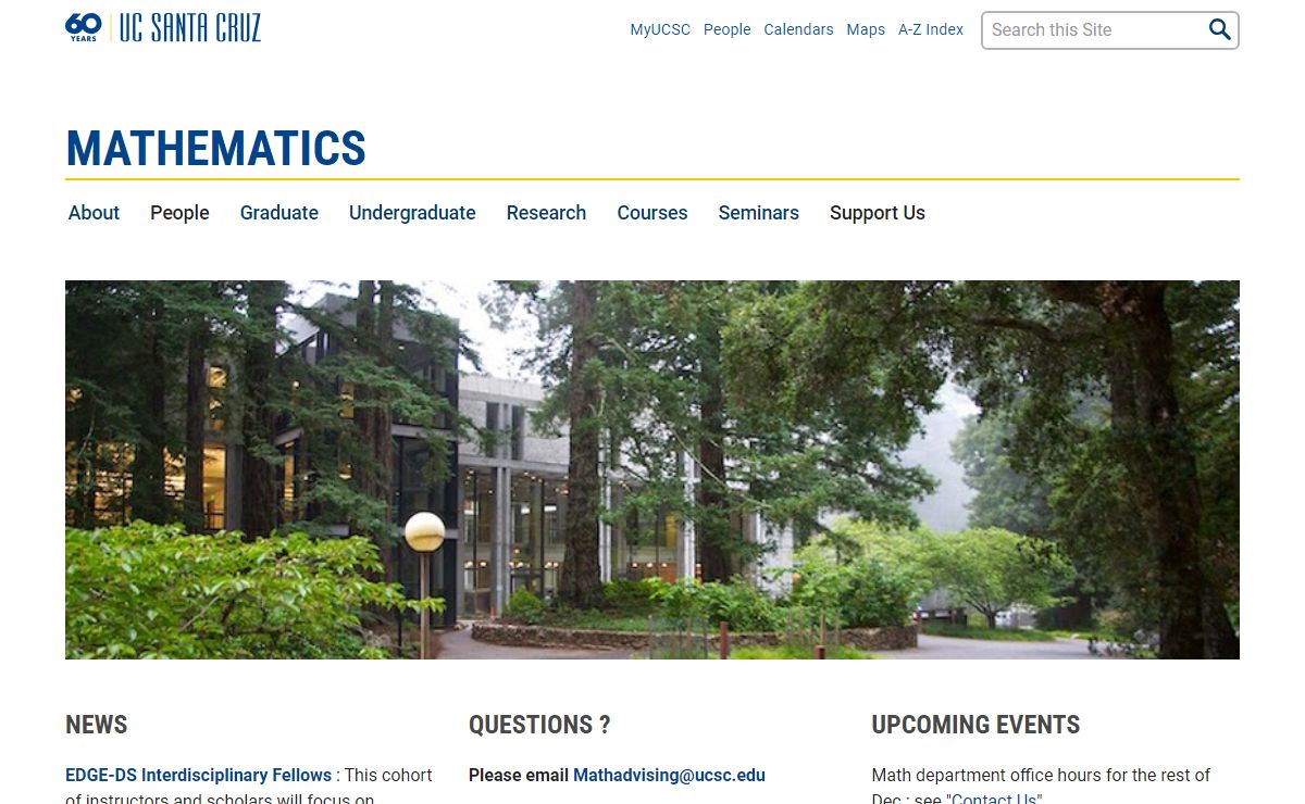 Mathematics Department