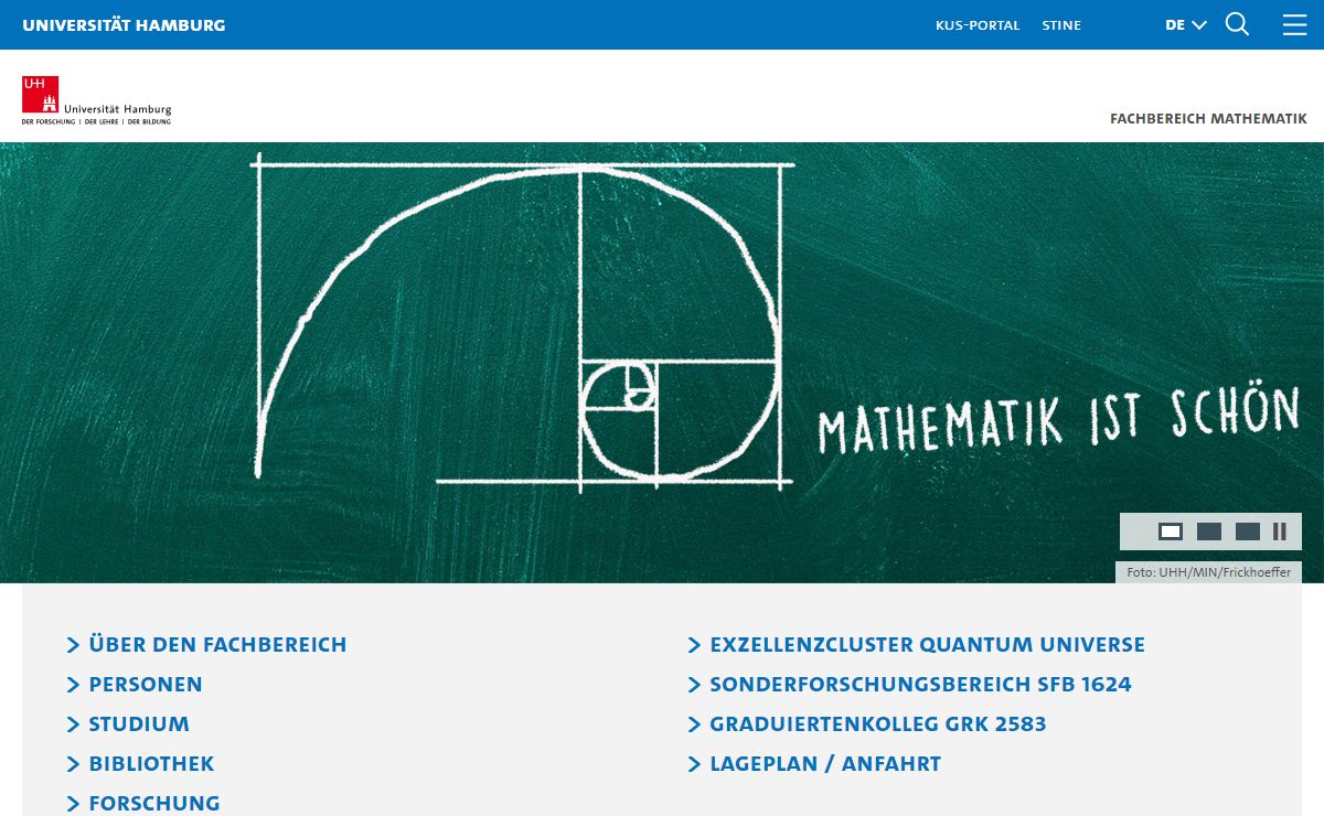 Fachbereich Mathematik : Universität Hamburg