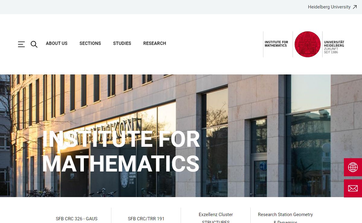 Institute for Mathematics - Institute for Mathematics