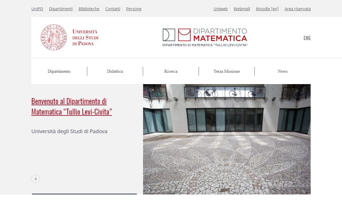 Dipartimento di Matematica “Tullio Levi-Civita”
