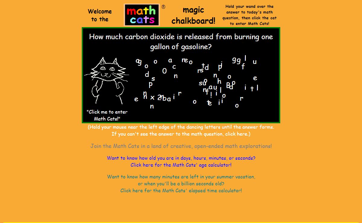 Math Cats -- fun math for kids