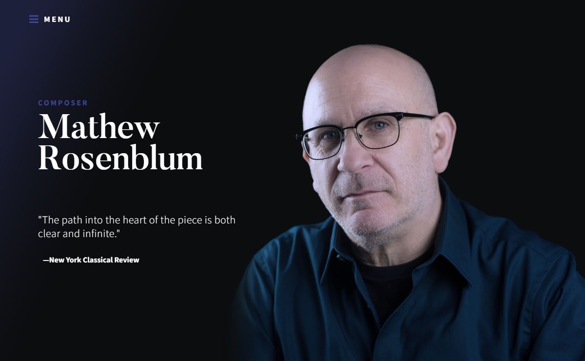 Mathew Rosenblum – composer